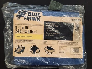 Blue Hawk 8 X 10’ Small NEW In Package Tarp Washable - Picture 1 of 6