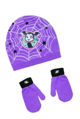 Juego de gorro y mitones de punto Vampirina - NUEVO CON ETIQUETAS niño pequeño  Foto 1 de 4