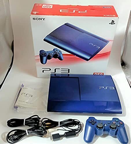 PlayStation 3 Super Slim (PS3) Blue 250GB Console Only For Sale