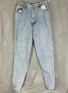 Vintage Sasson Jeans Damen 13/14 Acid Wash High Waste Denim Fleck - Bild 1 von 12