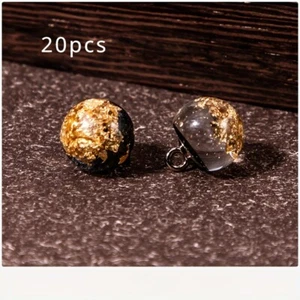 20X Retro Round Metal Buttons Resin for DIY Clothes Dress Craft Sewing Accessory - Picture 1 of 10