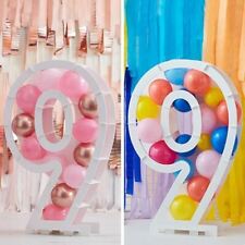 Number 9 Large Balloon Stand | Birthday Party Age Centrepiece Holder Decorations