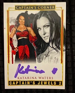 ¡TARJETA FIRMADA EXCLUSIVA KATARINA WATER! TNA WRESTLING! WWE! KATIE LEA - Imagen 1 de 1
