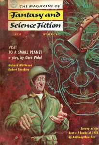 Fantasy and Science Fiction ROBERT BLOCH Gore Vidal RICHARD MATHESON Sheckley - Picture 1 of 2