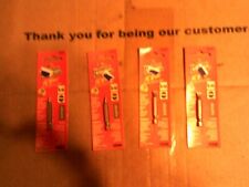 4 packages of Vermont American part # 16442 Slotted # 8 - 10 Ice Screwdriver Bit