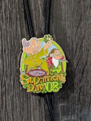 WDW Disney Cast Member Dopey Seven Dwarfs Bolo Lanyard St Patrick's Day 08 RARE - Image 1 of 4