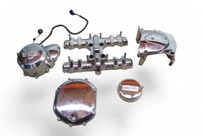 Z1900 Z1 900 OEM Early 1973 Engine Cover Set Chrome Kawasaki *2405A - Imagem 1 de 4