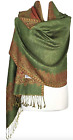 Women Paisley Pashmina Scarf Two Sided Shawls Wraps | Christmas Gift ~ 20 COLORS