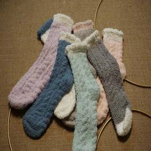 Sockly Womens Girls Cute Knitted Design - Warm Soft Cozy Crew Socks (7 Pack) - Picture 1 of 10