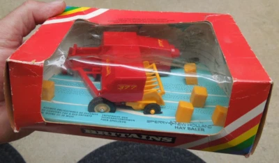1980 Britains Farm Toy #9556 Sperry New Holland 377 Hay Baler NIB - Image 1 of 4