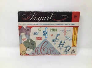 Alphabet zur Monogrammierung Vogart 3 Buchstabenarten Mrs His Hers 50er Jahre - Bild 1 von 13