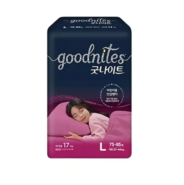 GoodNites [девочка, L] Корея подгузники Kids нижнее белье (17ct. в упаковке)/Девочки, L/Tracking - Изображение 1 из 1