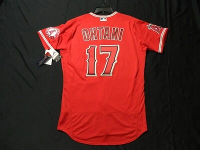 Camiseta deportiva Shohei Ohtani Anaheim Angels roja base flexible alternativa 44 Reg$538 Foto 1 de 3