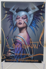 2022 Skybox Marvel Masterpieces 1 Deathbird Gold Signature Series