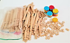 Educational Toys / Games - Building Wooden Sticks and Plastic Discs Interlocking