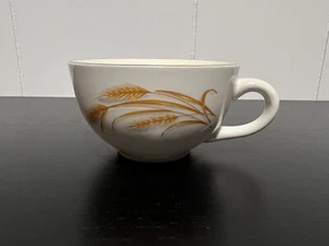 Vintage Homer Laughlin Golden Wheat 22K Gold Rimmed Tea Cup - Picture 1 of 3
