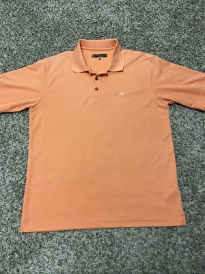 Pebble Beach Embroidered Logo Performance Golf Mens Large L Polo Shirt - Image 1 of 4