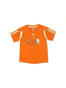Adidas Girls Orange Short Sleeve Jersey Small kids - Picture 1 of 2