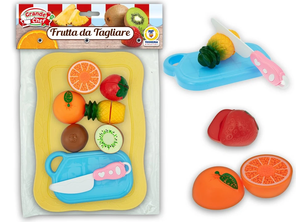 Giochi - Vari - Teorema: Grande Chef - Frutta Con Velcro In Vassoio - Busta - Immagine 1 di 1