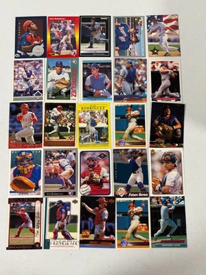 Ivan Rodriguez Mixed Brands 25 Card Lot - Texas Rangers - Image 1 of 4