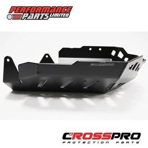 Yamaha Tracer 9 GT Plus 2025 CrossPro Matt Black Aluminium Sump Guard Bash plate - Picture 1 of 12