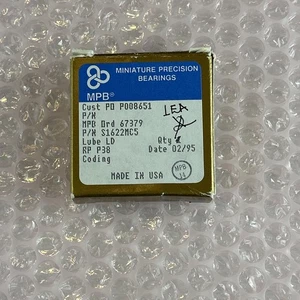 Miniatur Präzisionslager (MPB) - S1622MC5 - Bohrung: 1", außen: 1-3/8", B: 3/16 - Bild 1 von 3