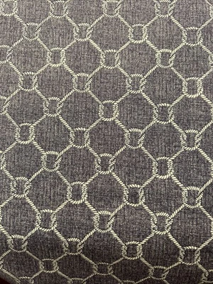 1 Yd 10" Brother Sister Design Studio Nautilus Knot Fabric Gray BG 2014 43" Wide - Image 1 of 4