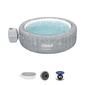 Coleman Saluspa Inflatable Airjet Hot Tub, Fits up to 7 People, Gray (For Parts) - Picture 1 of 12