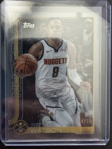 2025 Topps Flagship - Peyton Watson - rifrattore trasparente /10 - Foto 1 di 1