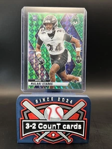 Mosaico 2025 - Malaki Starks #347 Green Mosaic Prizm (RC) - Imagen 1 de 2