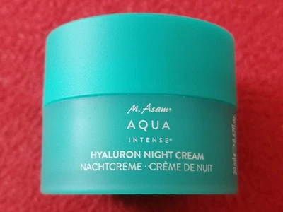 '## M. Asam Aqua Intense Hyaluron Nacht Creme  20ml NEU ## - Bild 1 von 3