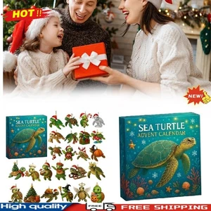 2D Marine Life Advent Calendar, 24 Days Christmas Countdown Cale ndar - Picture 1 of 18