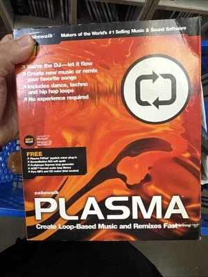CAKEWALK PLASMA 2001 PC Big Box Loop Remix Softwear 2-Disc RARE! - Image 1 of 2