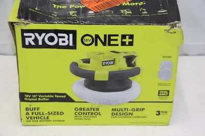 RYOBI ONE+ 18V Cordless 10 in. Variable Speed Random Orbit Buffer (Tool Only) - Image 1 of 4
