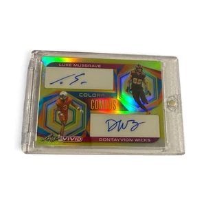 Luke Musgrave Dontayvian Wicks 2023 Leaf Vivid /10 bunte Combos - Bild 1 von 3