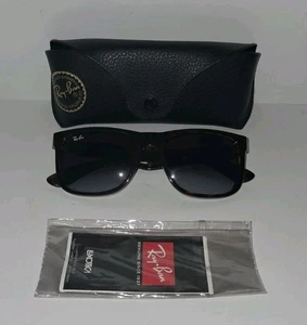 Ray-Ban Justin RB4165 710/8G 54-16 Sunglasses Tortoise/Brown W/ Case & Cloth - Picture 1 of 14