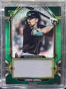 2024 Topps Triple Threads Corbin Carroll Jumbo Patch Relic #16/27 Arizona  - Picture 1 of 2