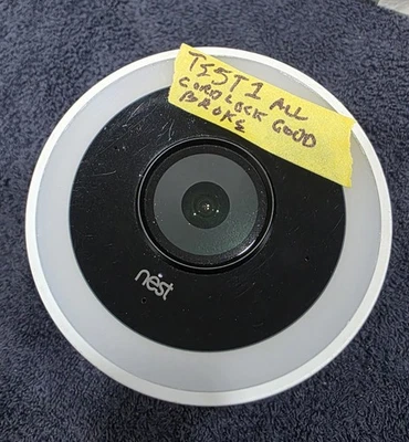 Google - Nest Cam IQ Outdoor Security Camera, NC4100 - White Camera Only. 1 - Image 1 of 2