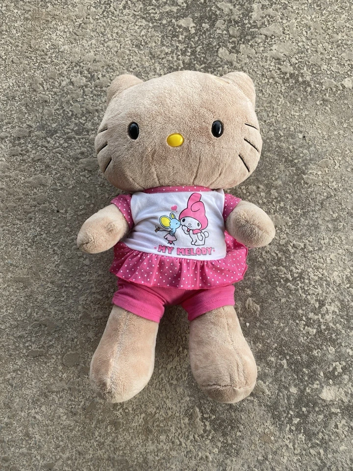 Hello Kitty Build-A-Bear 2010 Hawaiian Sunkissed Tan My Melody W/ Clothes Rare - Image 1 of 4