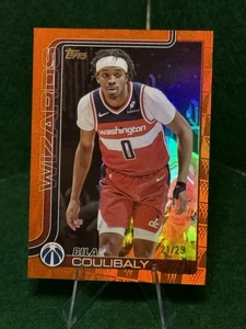 2025-26 Topps  Bilal Coulibaly Orange Parallel #/25 – Wizards.  FREE SHIP - Picture 1 of 6