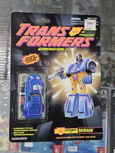 Vintage 1992 Hasbro Transformers Generation 2 Skram Action Figure Sealed MOC - Picture 1 of 12