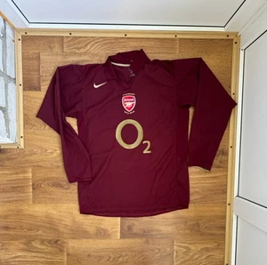 ARSENAL LONDON 2005/2006 HOME FOOTBALL SHIRT SOCCER JERSEY CAMISETA NIKE M - Picture 1 of 6
