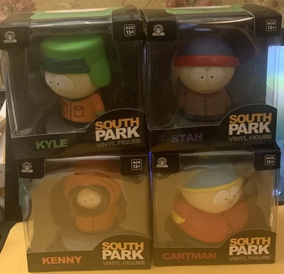 Juego de 2 figuras de vinilo Culturfly South Park de 5 pulgadas Cartman y Kyle   Foto 1 de 4