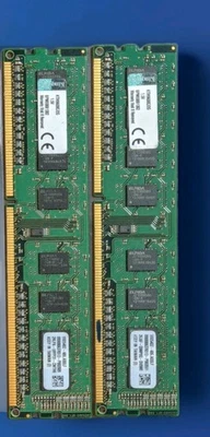 KINGSTON RAM 4GB 2x2GB PC3-10600 DDR3-1333 Memory Kit KTH9600C/2G ELPIDA chips - Image 1 of 2