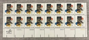 US SCOTT 1758 BLOCK OF 16 PHOTOGRAPHY STAMPS 15 CENT FACE MNH - Picture 1 of 3
