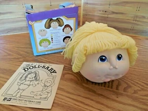 NIB 4.5" Blonde Ponytail Hair Martha Nelson Thomas Original DOLL BABY Head #3109 - Picture 1 of 3