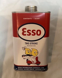 Esso vintage reproduction 1 litre Scooter Oil Can. *SECOND* - Picture 1 of 2