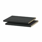 Ikea UTRUSTA Shelf, wood effect black 40x37cm, 502.129.76, 2pack,