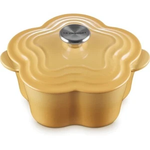 Le Creuset Cocotte Fleur Mimosa 20cm Flower Limited JAPAN F/S - Picture 1 of 1