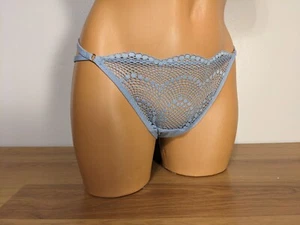 Adore Me Margaritte Solo Bikini Panty, 10074, Ashley Blue, Size XLarge - Picture 1 of 6